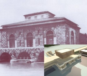 Il restauro dell�acqua, progetto vincitore del concorso per il restauro e la ricostruzione del complesso edilizio della Dogana D�Acqua